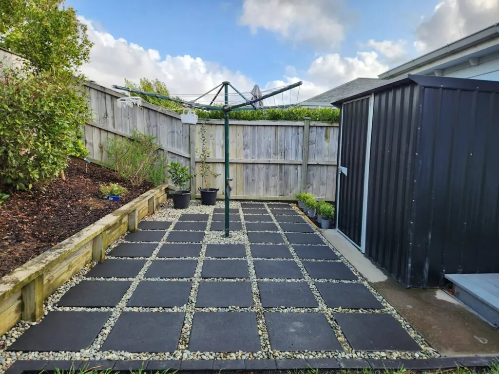 After: Custom paving installation in Oratia, West Auckland
