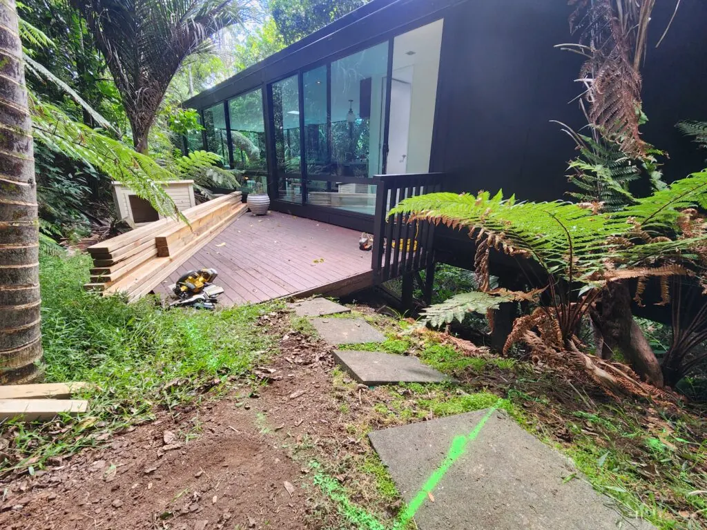 Before: Full deck and landing upgrade in Titirangi, West Auckland