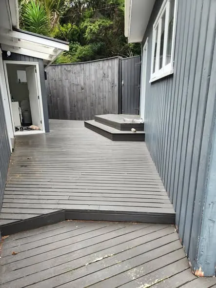 Before: Full deck replacement and redesign in Henderson Valley, West Auckland