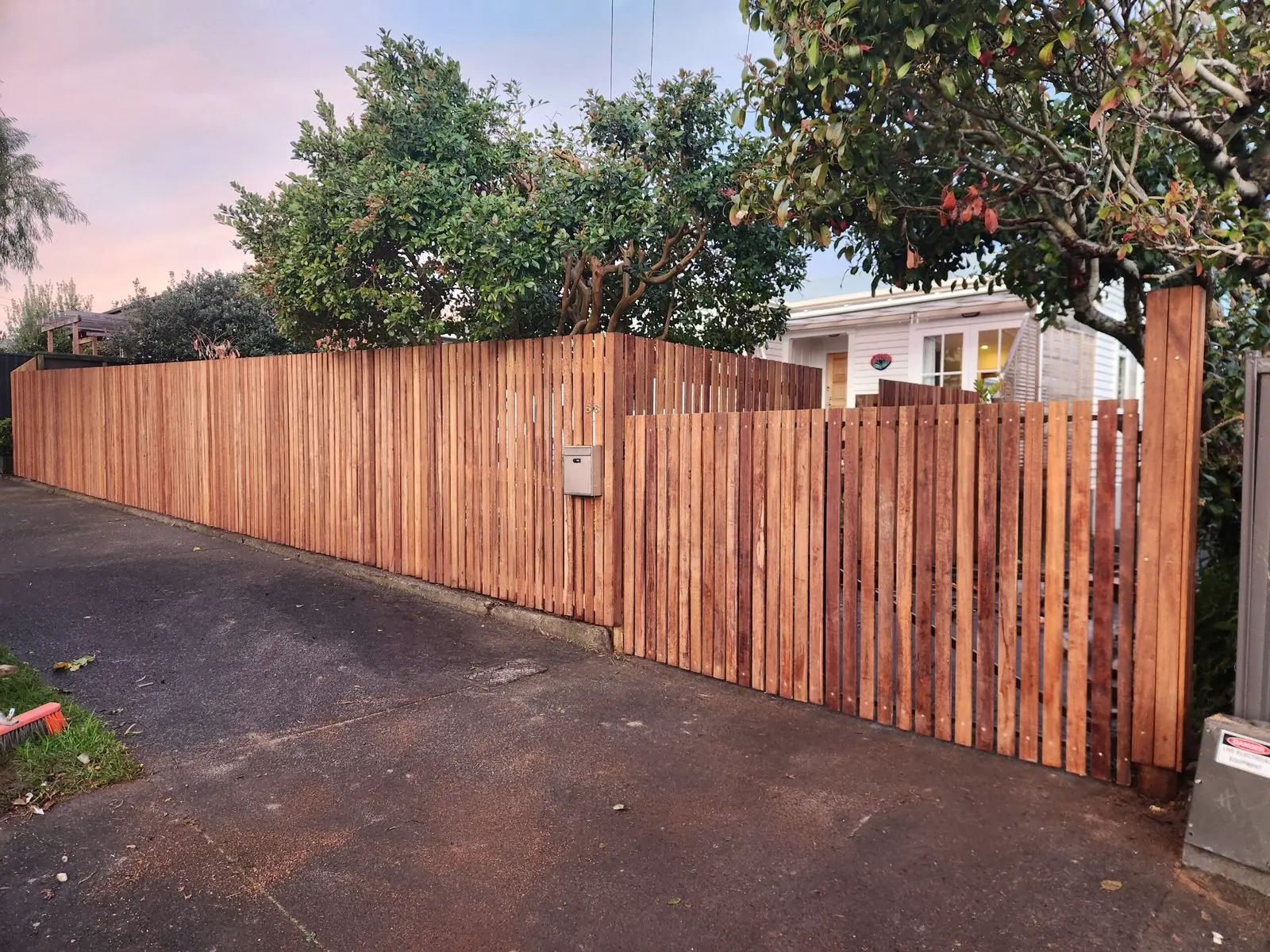 Fencing work by Pristine Exteriors in West Auckland